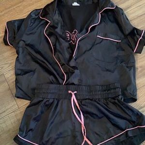 Bored Satin Pyjama set